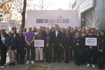 TUZLA’DA ERKEKLER KADINA ŞİDDETE KARŞI SESSİZ YÜRÜYÜŞ GERÇEKLEŞTİRDİ
