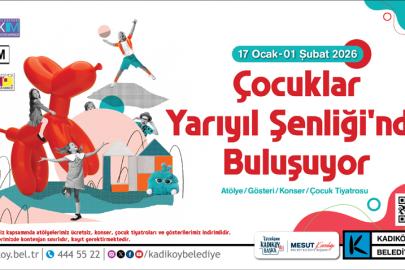 KADIKÖY’DE ÇOCUKLAR YARIYIL ŞENLİĞİNDE BULUŞUYOR