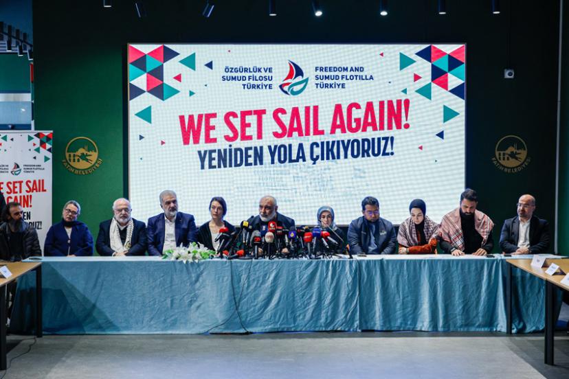 ÖZGÜRLÜK VE SUMUD FİLOSU YOLA ÇIKIYOR