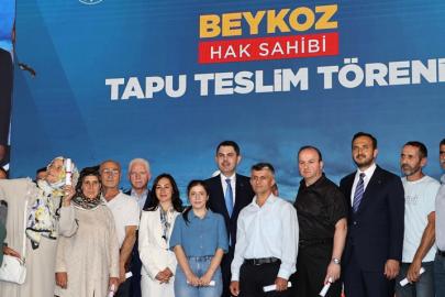 BEYKOZ’DA 1071 TAPU TESLİM EDİLDİ