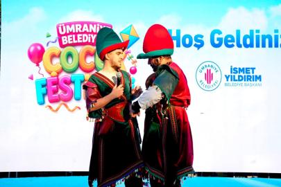 ÜMRANİYE'DE ÇOCUK FESTİVALİ SÜRÜYOR